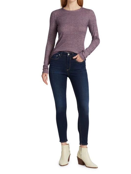 Rag & Bone Nina High-Rise Stretch Skinny Ankle Jeans 2 Rag & Bone Nina High-Rise Stretch Skinny Ankle Jeans - Image 2