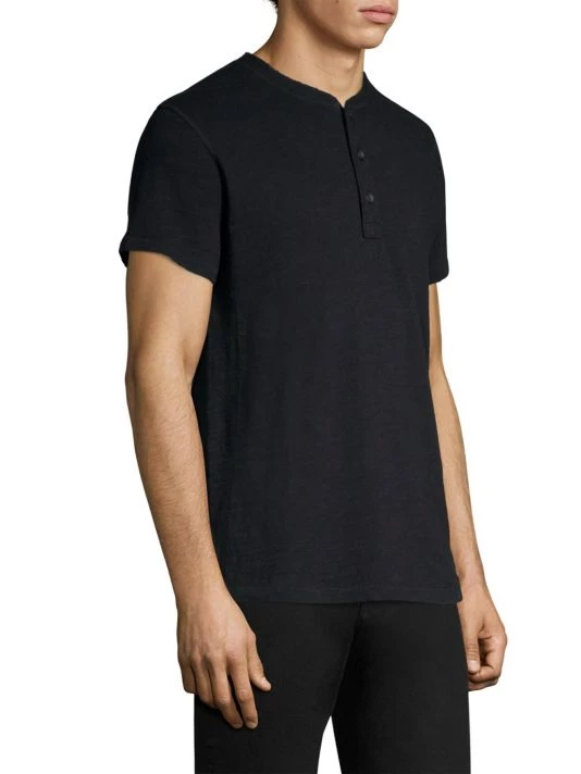 Rag & Bone Modern Slim-fit Short Sleeve Henley T-Shirt For Men 4 Rag & Bone Modern Slim-fit Short Sleeve Henley T-Shirt For Men - Image 4