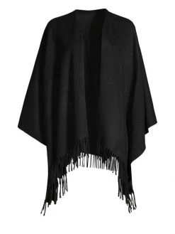 Rag & Bone Fringe-Trim Cashmere Poncho Heather Grey -Rag & bone Sales Shop unnamed file 1932