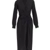 Rag & Bone Amber Silk Twist Midi Dress