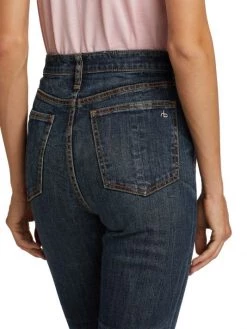 Rag & Bone Nina High-Rise Stretch Cigarette-Leg Ankle Jeans 12 Rag & Bone Nina High-Rise Stretch Cigarette-Leg Ankle Jeans -Rag & bone Sales Shop unnamed file 1987