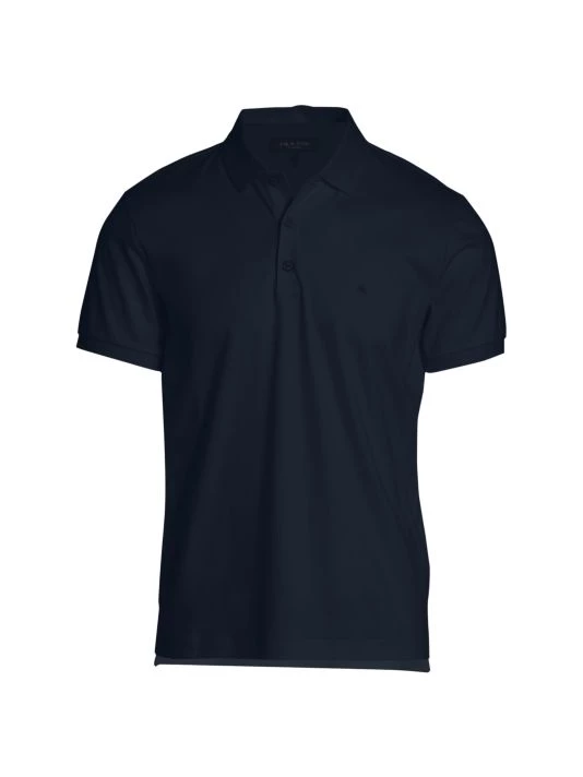 Rag & Bone Principal Jersey Classic Fit Polo For Men Black 11 Rag & Bone Principal Jersey Classic Fit Polo For Men Black - Image 11