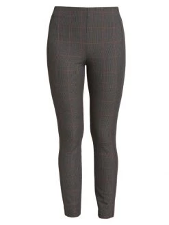 Rag & Bone Simone Windowpane Slim-Fit Pants