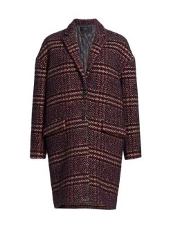 Rag & Bone Estelle Plaid Cocoon Coat