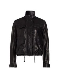 Rag & Bone Trail Lambskin Utility Jacket