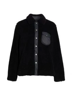 Rag & Bone Elliot Sherpa Shacket Ivory