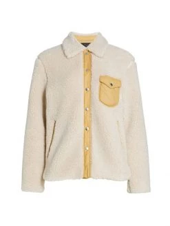 Rag & Bone Elliot Sherpa Shacket Ivory -Rag & bone Sales Shop unnamed file 2083