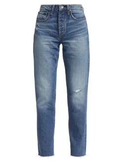 Rag & Bone Rosa Tapered High-Rise Jeans