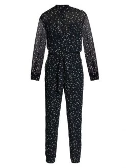 Rag & Bone Ina Belted Floral Jumpsuit