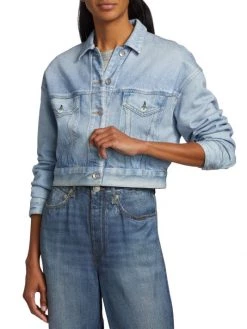 Rag & Bone Miramar Cropped Trucker Denim Jacket -Rag & bone Sales Shop unnamed file 2146