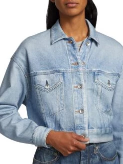 Rag & Bone Miramar Cropped Trucker Denim Jacket -Rag & bone Sales Shop unnamed file 2149