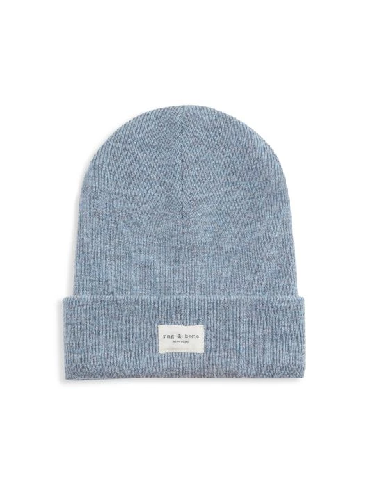 Rag & Bone Addison Wool Beanie Red 1 Rag & Bone Addison Wool Beanie Red