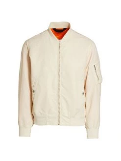 Rag & Bone Manston Oversized Bomber Jacket For Men Black
