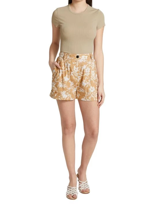 Rag & Bone Ivy Printed Floral Linen Shorts 2 Rag & Bone Ivy Printed Floral Linen Shorts - Image 2