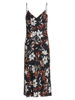 Rag & Bone Mallory Floral Slip Dress Red Floral