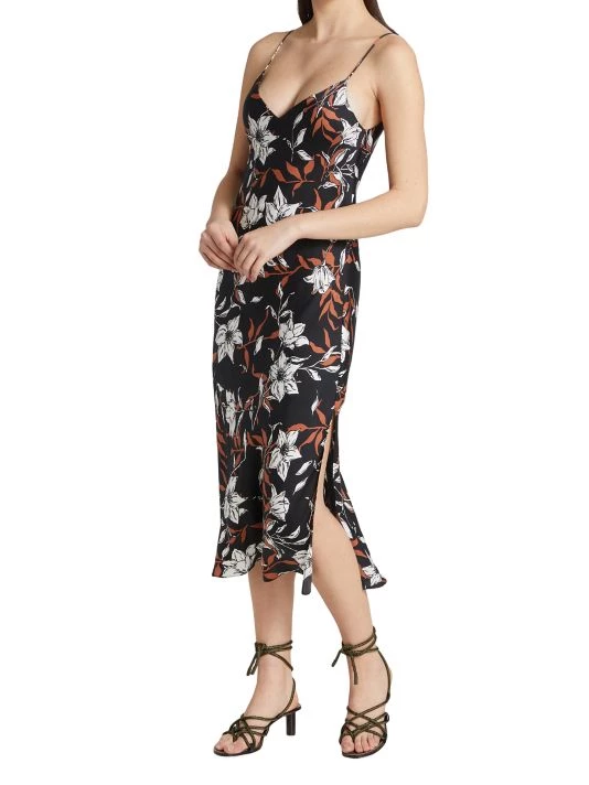 Rag & Bone Mallory Floral Slip Dress Red Floral 2 Rag & Bone Mallory Floral Slip Dress Red Floral - Image 2