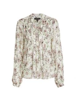 Rag & Bone Sachi Floral Lattice Top
