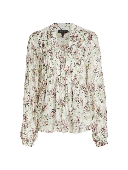 Rag & Bone Sachi Floral Lattice Top 1 Rag & Bone Sachi Floral Lattice Top