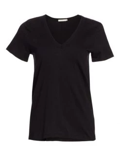 Rag & Bone V-Neck Cotton Tee Black 14 Rag & Bone V-Neck Cotton Tee Black -Rag & bone Sales Shop unnamed file 224