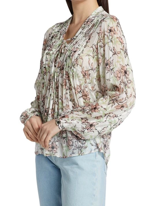 Rag & Bone Sachi Floral Lattice Top 4 Rag & Bone Sachi Floral Lattice Top - Image 4