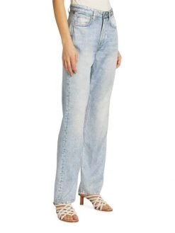 Rag & Bone Alex Liquid High-Rise Straight-Leg Printed Jeans -Rag & bone Sales Shop unnamed file 2263