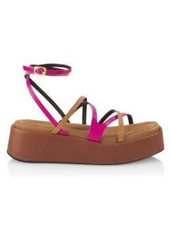 Rag & Bone Logan Strappy Leather Flatform Sandals Saffron -Rag & bone Sales Shop unnamed file 2288