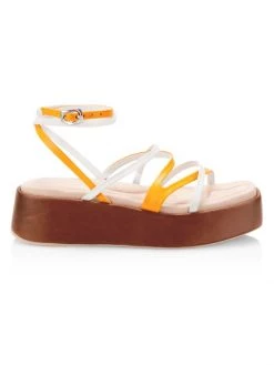 Rag & Bone Logan Strappy Leather Flatform Sandals Saffron -Rag & bone Sales Shop unnamed file 2289