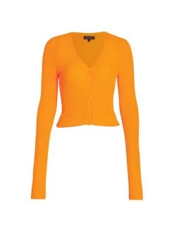 Rag & Bone Soleil Stretch Ribbed Cardigan White -Rag & bone Sales Shop unnamed file 2360