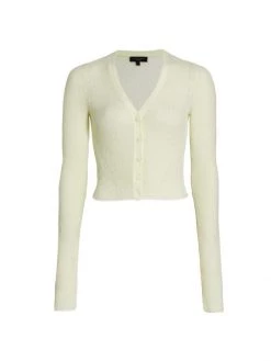 Rag & Bone Soleil Stretch Ribbed Cardigan White -Rag & bone Sales Shop unnamed file 2361