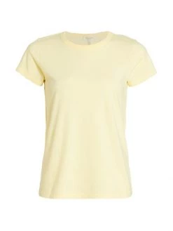 Rag & Bone Organic Pima Cotton Tee Deep Pink