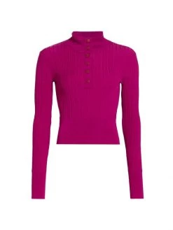 Rag & Bone Esme Ribbed Snap Pullover Black -Rag & bone Sales Shop unnamed file 2432