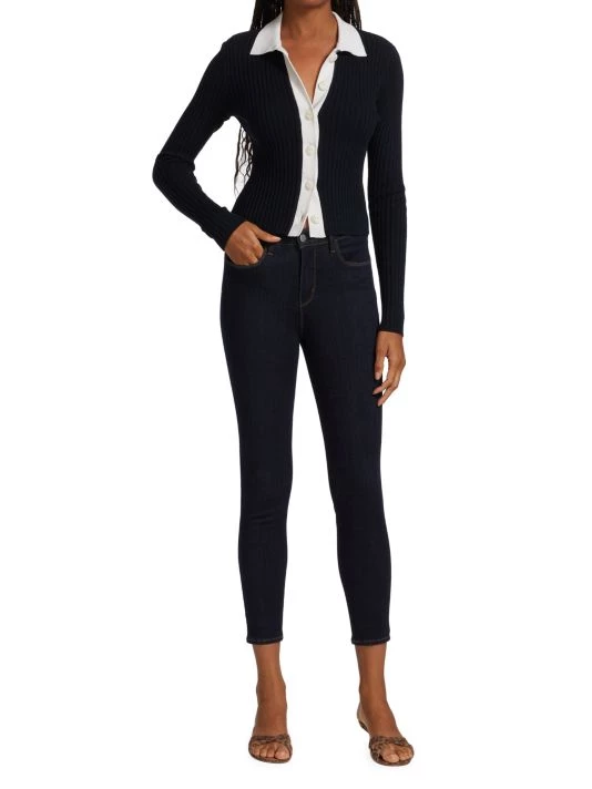 Rag & Bone Navaya Ribbed Polo Cardigan 2 Rag & Bone Navaya Ribbed Polo Cardigan - Image 2