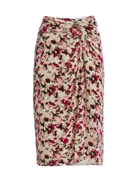 Rag & Bone Amber Burnout Midi Skirt 1 Rag & Bone Amber Burnout Midi Skirt