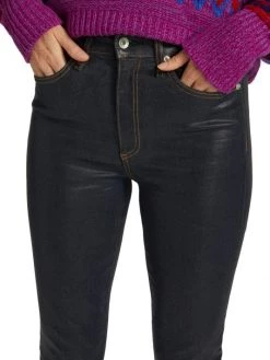 Rag & Bone Nina High-Rise Coated Stretch Skinny Jeans -Rag & bone Sales Shop unnamed file 2496