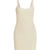 Rag & Bone Lena Organic Cotton Mini Dress Light Dove