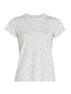 Rag & Bone Julie Floral Organic Cotton Tee White Multi 6 Rag & Bone Julie Floral Organic Cotton Tee White Multi -Rag & bone Sales Shop unnamed file 2544