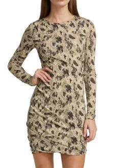 Rag & Bone Poppy Draped Snakeskin Print Minidress -Rag & bone Sales Shop unnamed file 2576