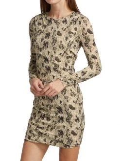 Rag & Bone Poppy Draped Snakeskin Print Minidress -Rag & bone Sales Shop unnamed file 2577