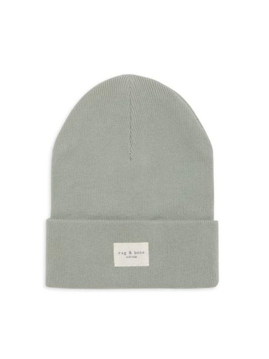 Rag & Bone Addison Logo Beanie Saffron 4 Rag & Bone Addison Logo Beanie Saffron - Image 4