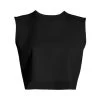 Rag & Bone Roxie Crop Top Black