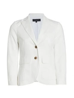 Rag & Bone Nancy Fitted Cotton-Blend Blazer
