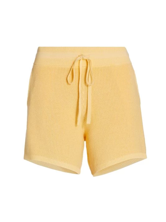Rag & Bone Demi Ribbed Cotton Shorts 1 Rag & Bone Demi Ribbed Cotton Shorts