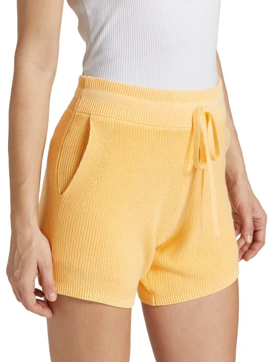 Rag & Bone Demi Ribbed Cotton Shorts 4 Rag & Bone Demi Ribbed Cotton Shorts - Image 4