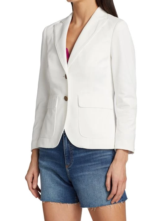Rag & Bone Nancy Fitted Cotton-Blend Blazer 4 Rag & Bone Nancy Fitted Cotton-Blend Blazer - Image 4