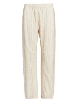Rag & Bone Miramar Cable-Knit Jogger Pants