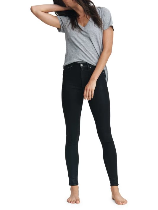 Rag & Bone Nina High-Rise Coated Skinny Jeans 2 Rag & Bone Nina High-Rise Coated Skinny Jeans - Image 2