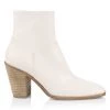 Rag & Bone Axel Square-Toe Leather Ankle Boots