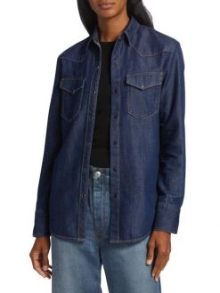 Rag & Bone Icons Wyatt Denim Shirt -Rag & bone Sales Shop unnamed file 293