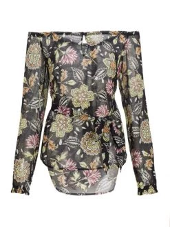 Rag & Bone Sierra Floral Off-The-Shoulder Top