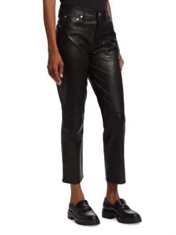 Rag & Bone Leather Slim Fit Pants 9 Rag & Bone Leather Slim Fit Pants -Rag & bone Sales Shop unnamed file 350